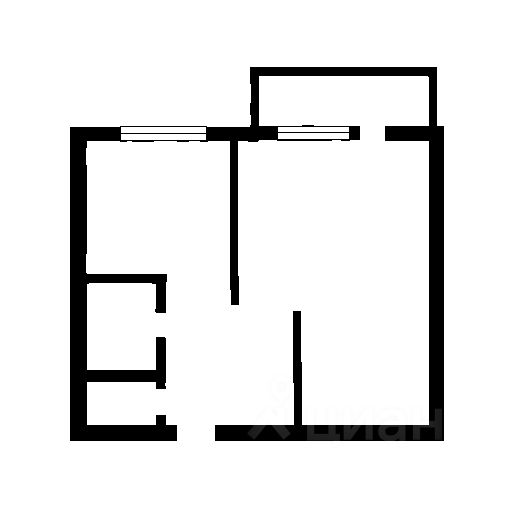 Планировка этой квартиры по данным Циан