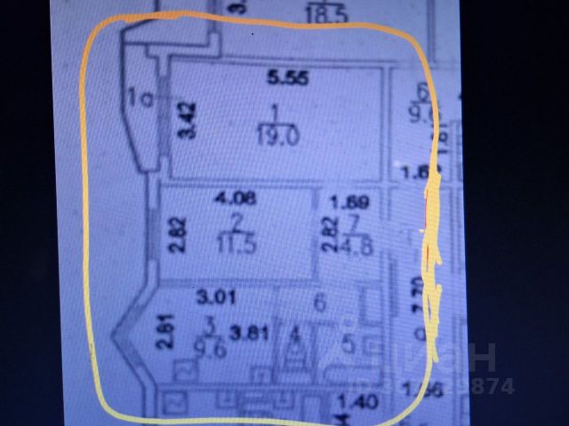 2-комн., 51 м², 3/17 этаж