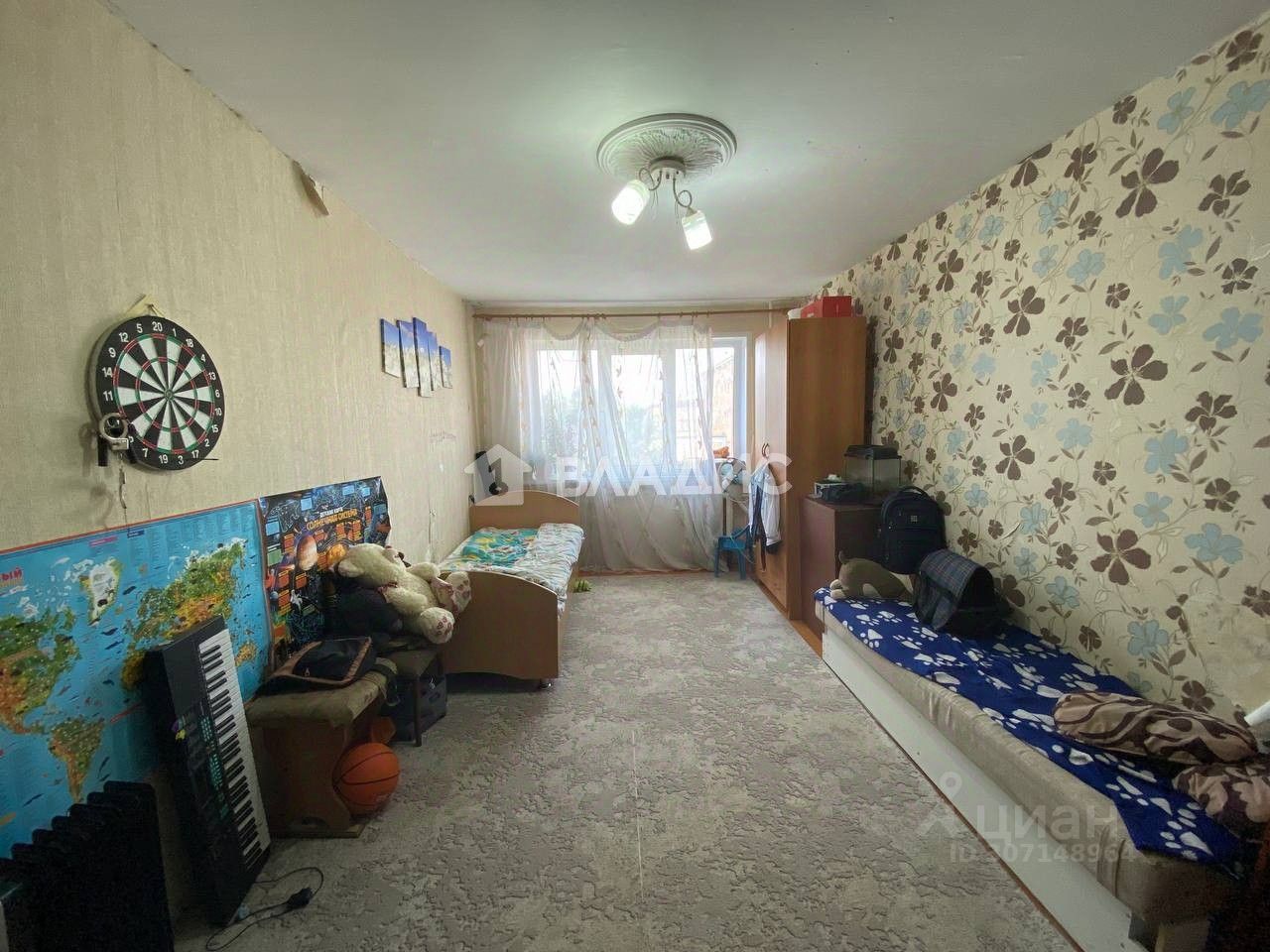 Продается1/2квартиры,47,4/6м²