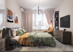 2-комн.кв., 61 м², этаж 3