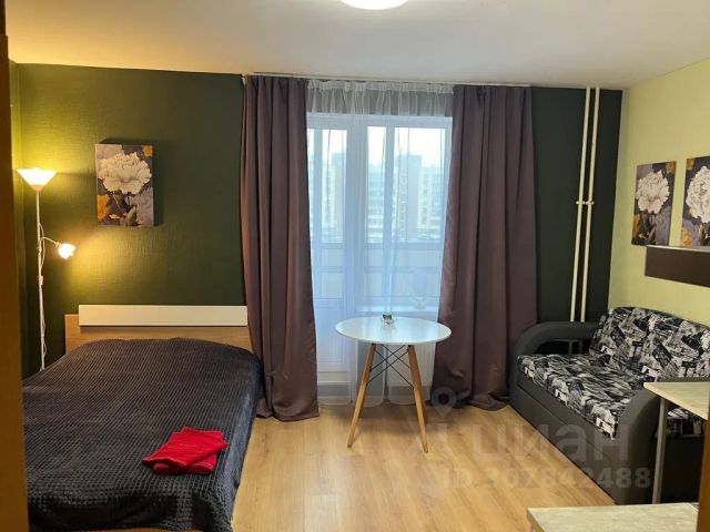 Студия, 25 м², 4/9 этаж