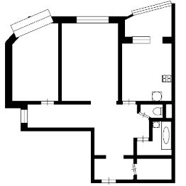 2-комн.кв., 83 м², этаж 16