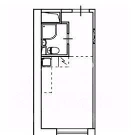 апарт.-студия, 19 м², этаж 12