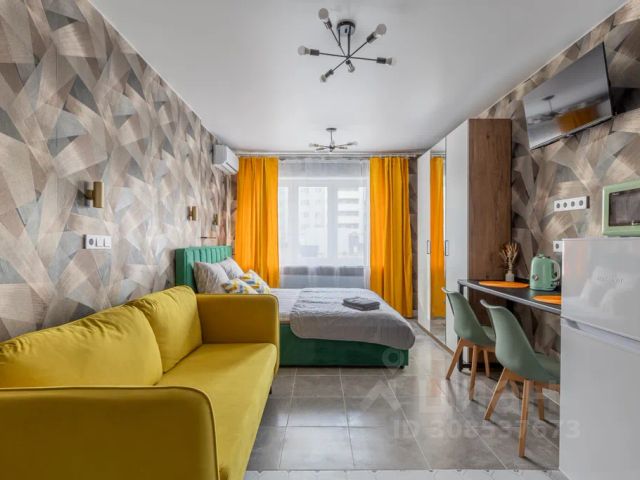 Студия, 22 м², 1/9 этаж
