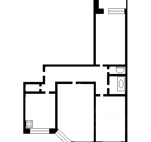 3-комн., 73 м², 1/17 этаж