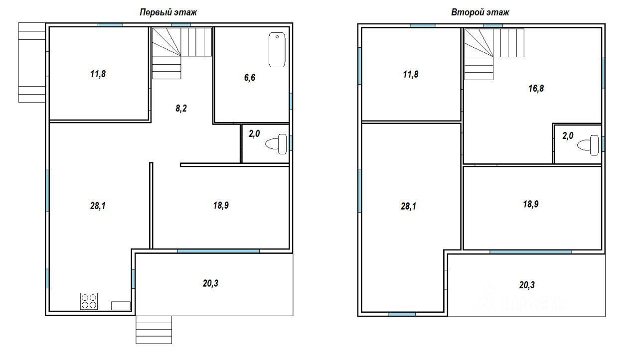 Продается2-этажныйдом,155,2м²