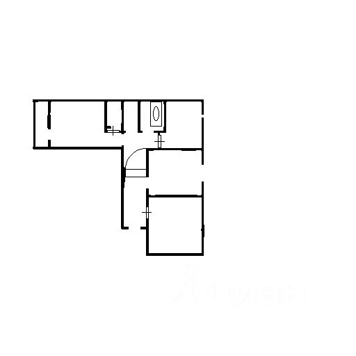 Планировка этой квартиры по данным Циан