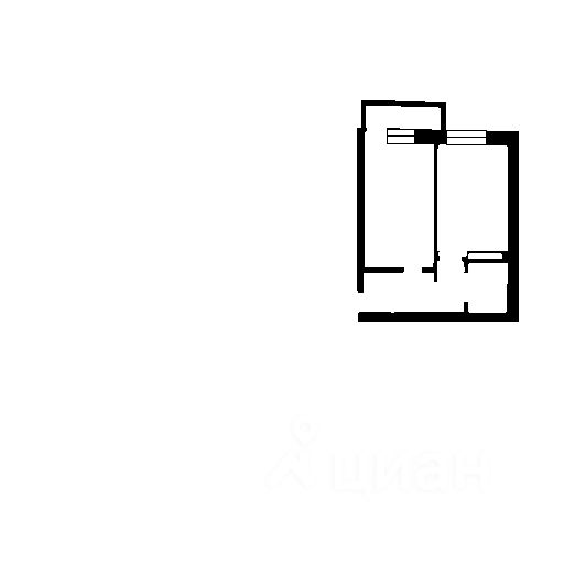 Планировка этой квартиры по данным Циан