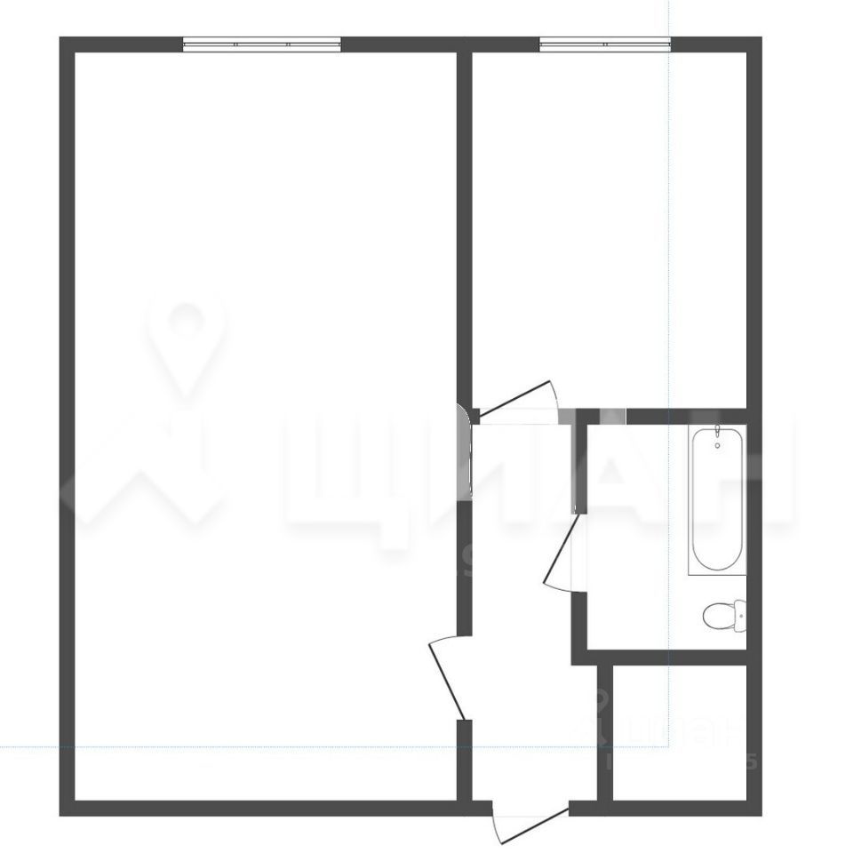 Сдается1-комн.квартира,30м²