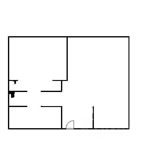 Планировка этой квартиры по данным Циан