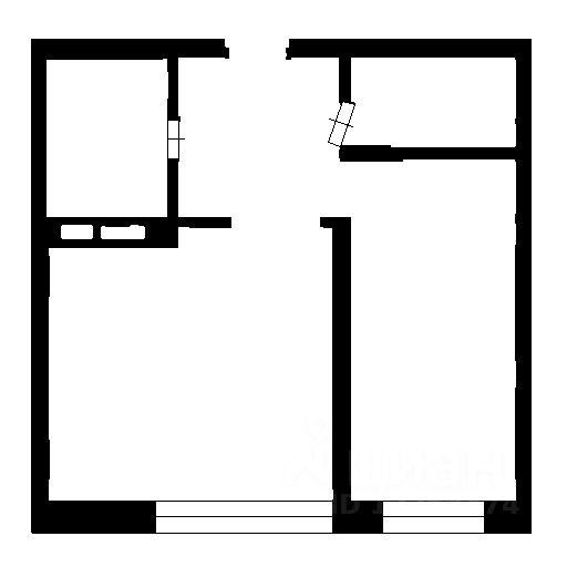 Планировка этой квартиры по данным Циан
