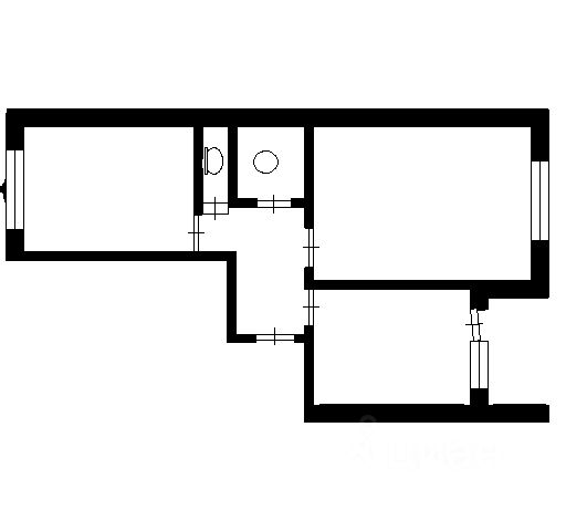 2-комн., 47,2 м², 1/12 этаж