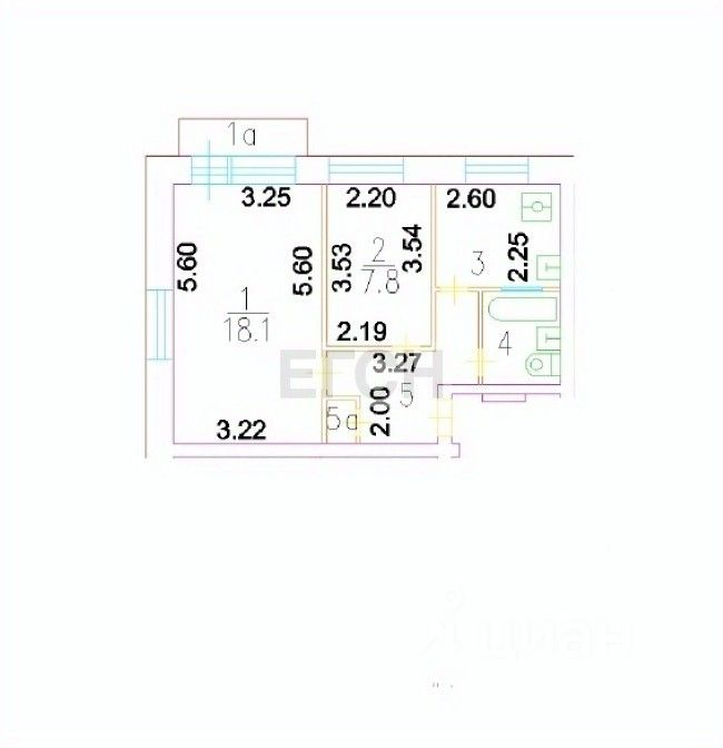 Продается2-комн.квартира,41,6м²