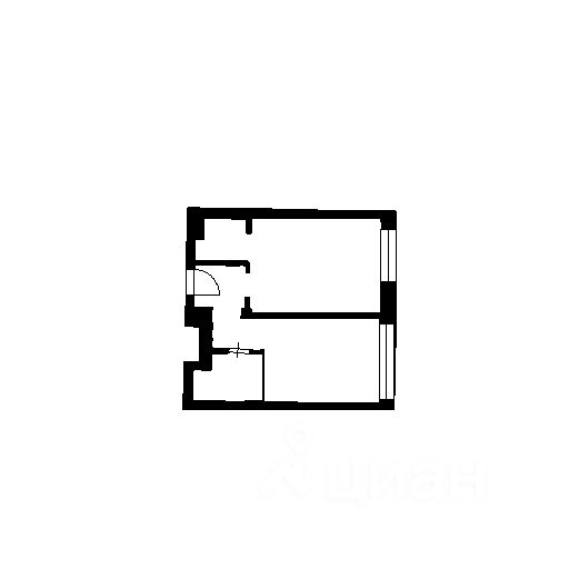 Планировка этой квартиры по данным Циан