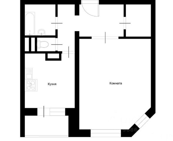 1-комн., 42 м², 14/14 этаж