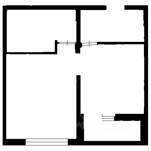 Планировка этой квартиры по данным Циан