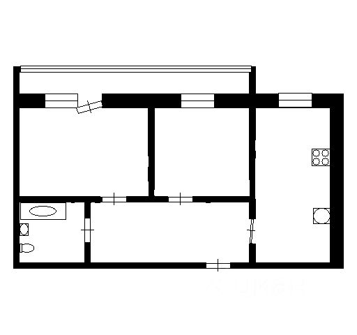 2-комн., 63 м², 9/23 этаж