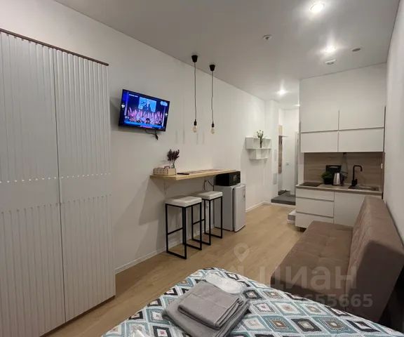 Студия, 24 м², 3/25 этаж