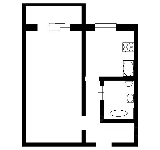 1-комн., 31,6 м², 3/9 этаж