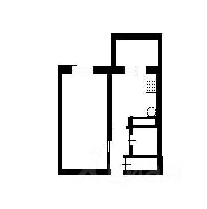 Планировка этой квартиры по данным Циан