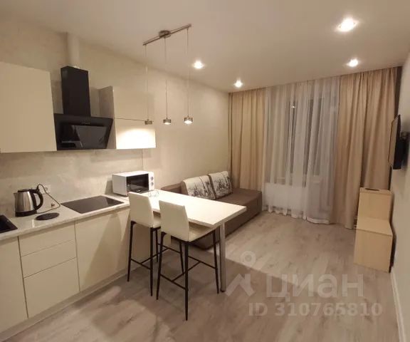 Студия, 25 м², 10/18 этаж