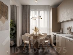 3-комн.кв., 84 м², этаж 13