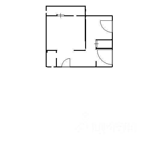 Планировка этой квартиры по данным Циан
