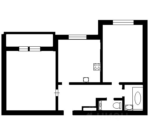 2-комн., 56,5 м², 16/24 этаж