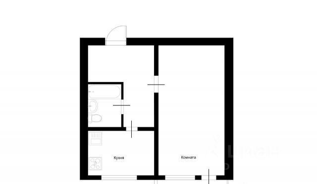 1-комн., 37,9 м², 1/17 этаж