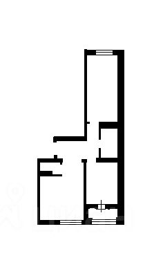 Планировка этой квартиры по данным Циан