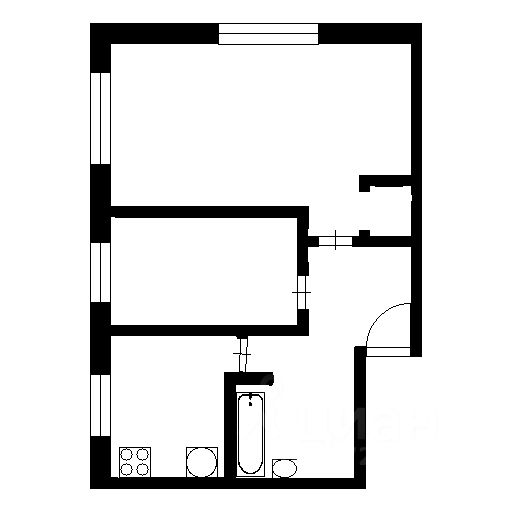 Продается2-комн.квартира,44м²