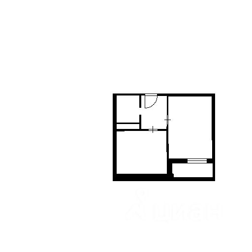 Планировка этой квартиры по данным Циан