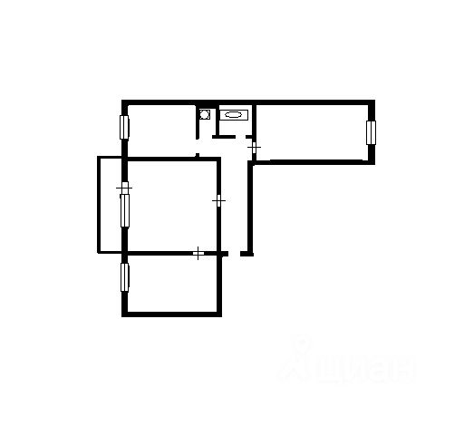 3-комн., 60 м², 6/10 этаж