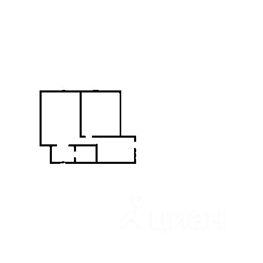 Планировка этой квартиры по данным Циан