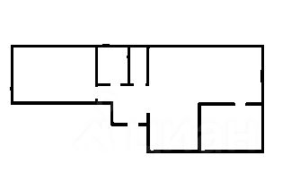 Планировка этой квартиры по данным Циан