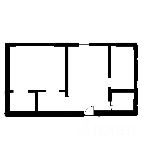 Планировка этой квартиры по данным Циан