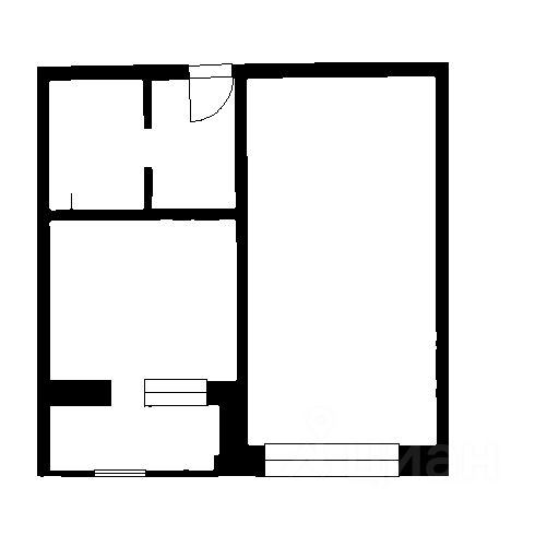 Планировка этой квартиры по данным Циан