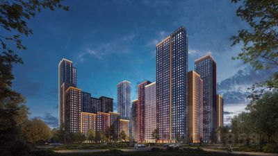 2-комн.кв., 53 м², этаж 20