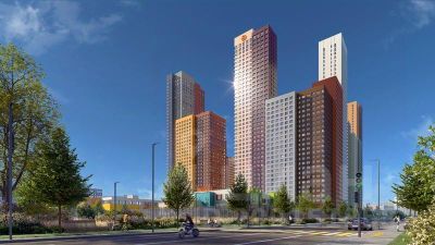 2-комн.кв., 53 м², этаж 20