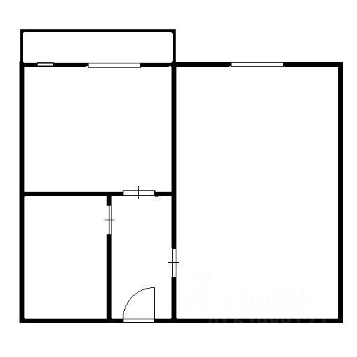 Планировка этой квартиры по данным Циан