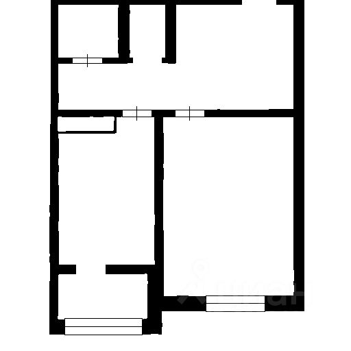 Планировка этой квартиры по данным Циан