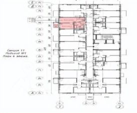 2-комн.кв., 33 м², этаж 6