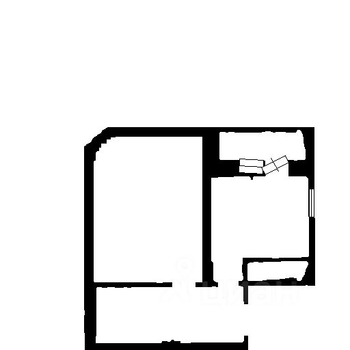 Планировка этой квартиры по данным Циан