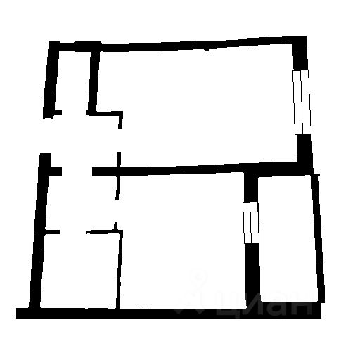 Планировка этой квартиры по данным Циан