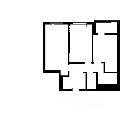 Планировка этой квартиры по данным Циан