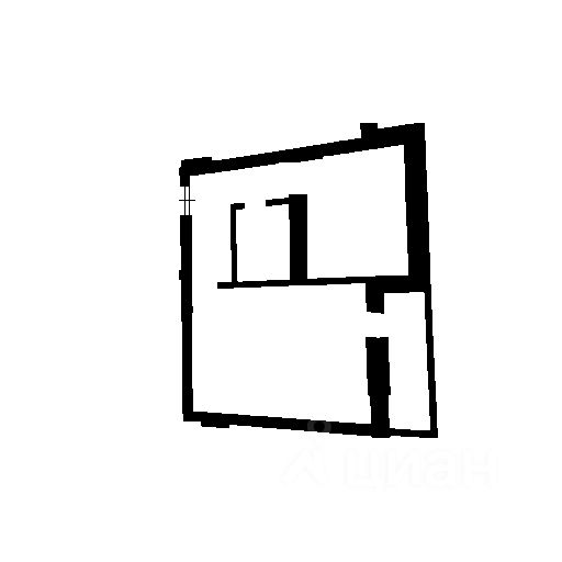Планировка этой квартиры по данным Циан