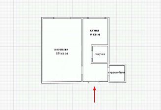 1-комн.кв., 32 м², этаж 2