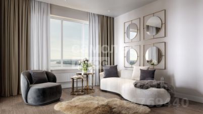 1-комн.кв., 34 м², этаж 42