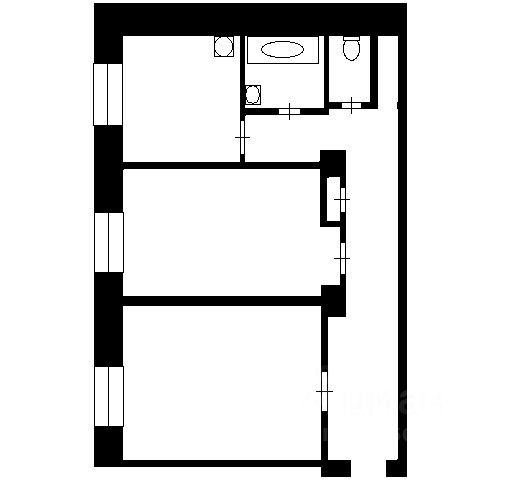 2-комн., 60 м², 7/10 этаж