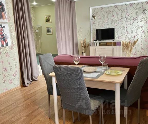 Студия, 43 м², 3/6 этаж